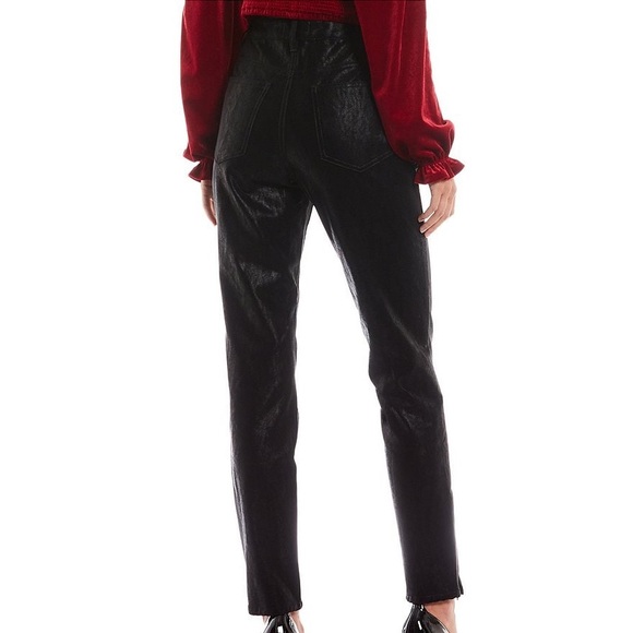 C&V Chelsea & Violet-High Rise Skinny Shiny Jeans - Picture 3 of 12